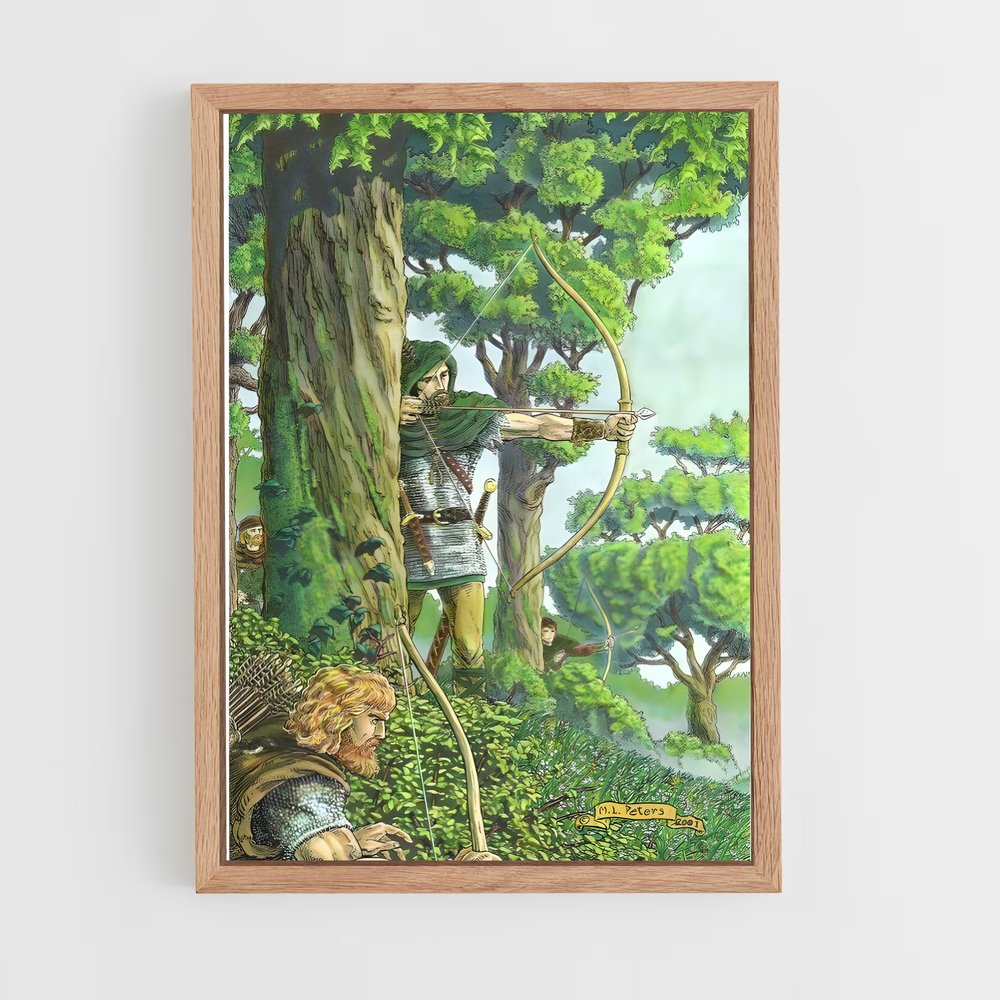 Poster L'Archer des Bois – affiche Tir à l’arc (vue 4)